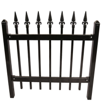 High quality iron wrought garden metal fencing for sale (ISO9001 Factory)